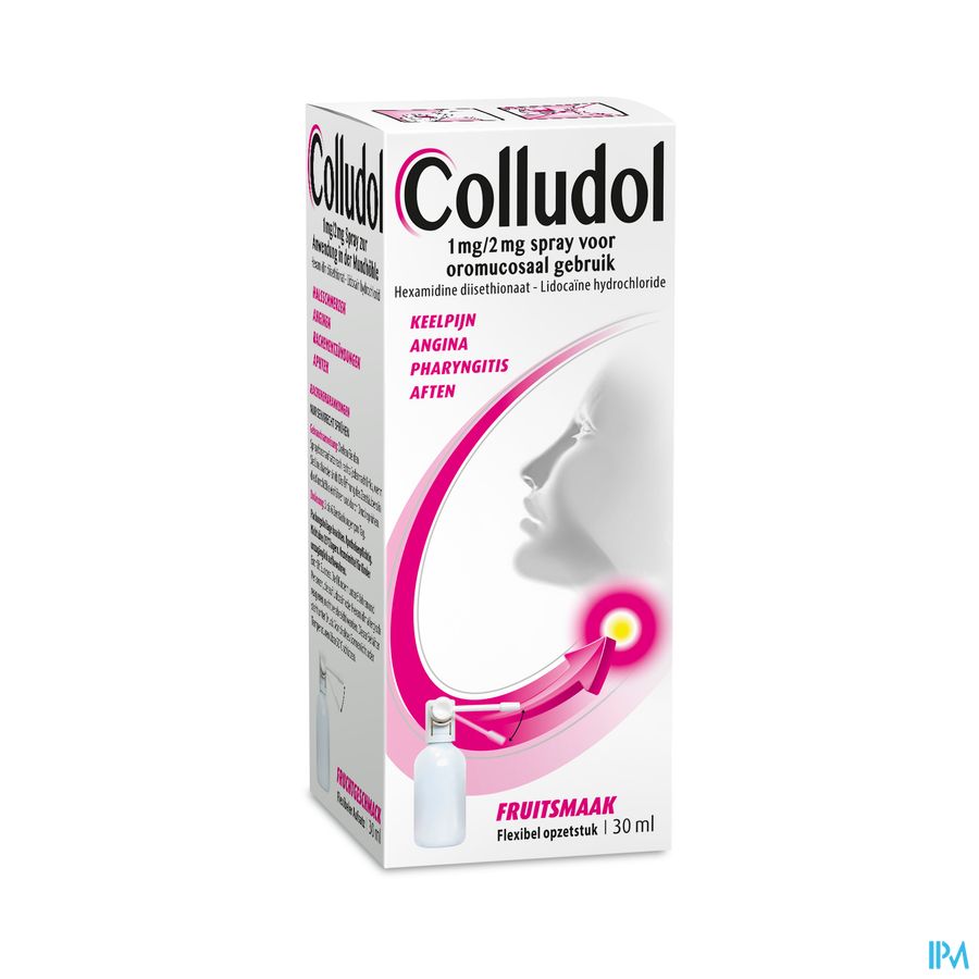 Colludol Spray buccal pour pulvérisation buccale - contre les maux de gorge