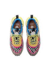 Kotetsu Women Suede leo print pastel
