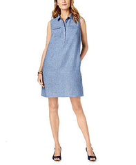 Charter Club Petite Linen Shift Dress