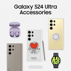 Samsung Galaxy S24 Ultra AI Smartphone, Android-Handy ohne Vertrag, 12GB RAM/256GB Speicher, 200-MP-Kamera, S Pen, Lange Akkulaufzeit, Titanium Yellow, 3 Jahre Herstellergarantie