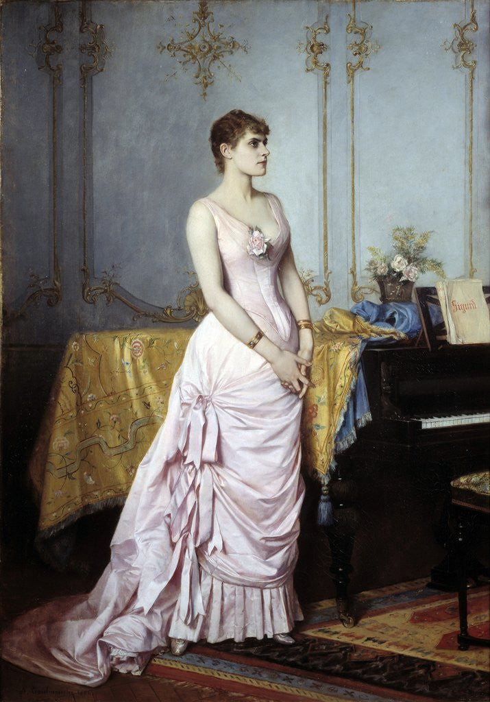 Portrait of the singer Rose Caron
