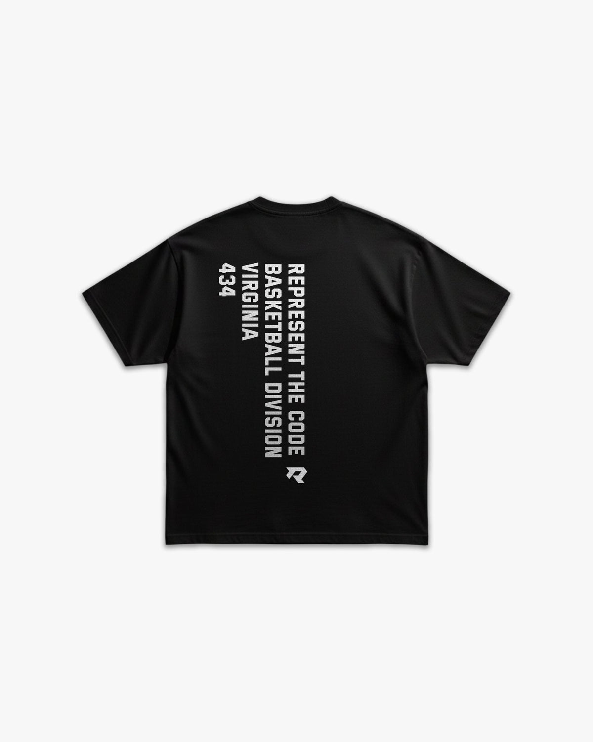 (434) X2 Basketball Elite Tee in Black/White - Represent Basketball