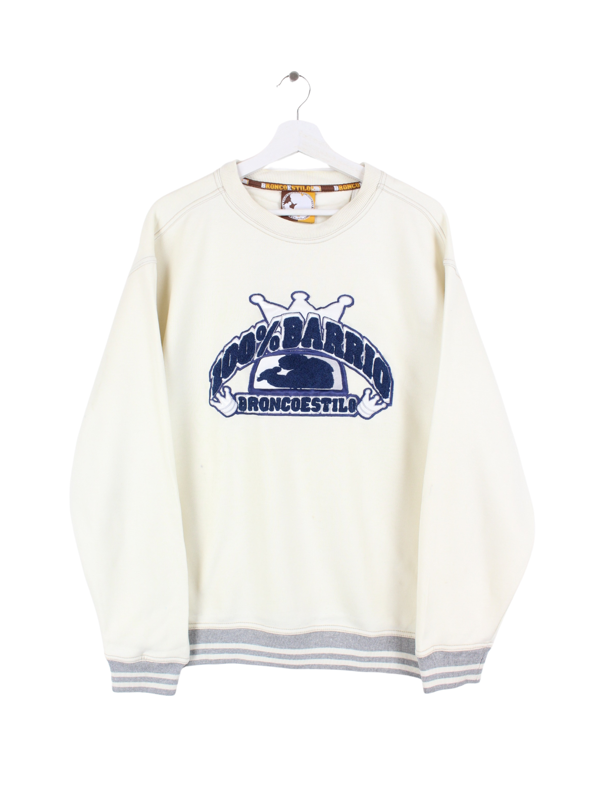 Bronco Estilo Oversize Sweater Beige M