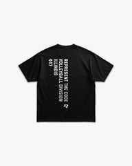 (447) X2 Volleyball Elite Tee in Black/White - Represent Volleyball