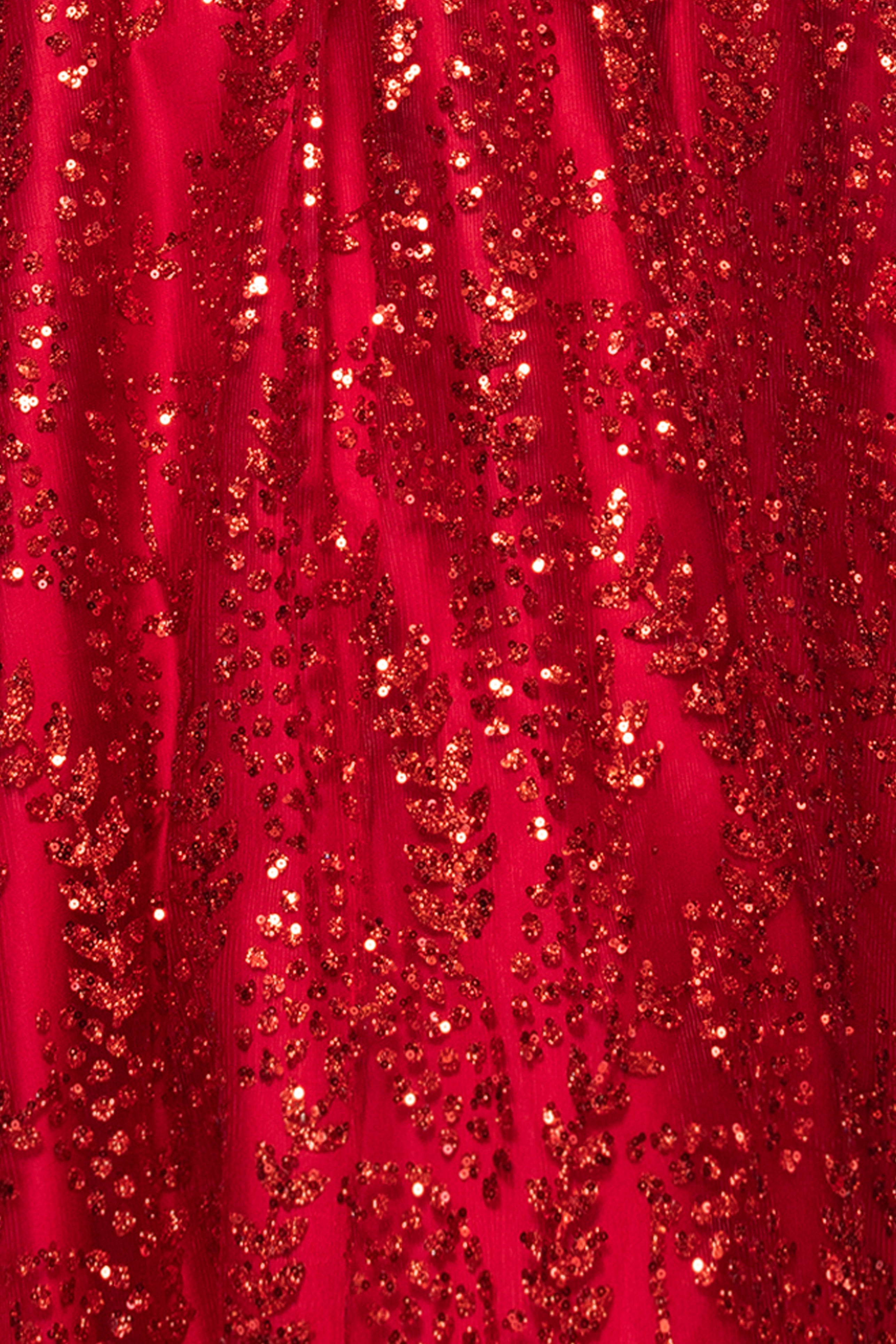 Blondie Nites "Stella" Glitter Pinch Tie Back Ballgown