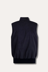 Alcantara Vest Navy