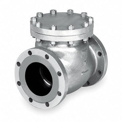Milwaukee Valve Check Valve, 2 in, Single, Inline Swing, Cast Steel, Flange x Flange - 1570 CB2 2"