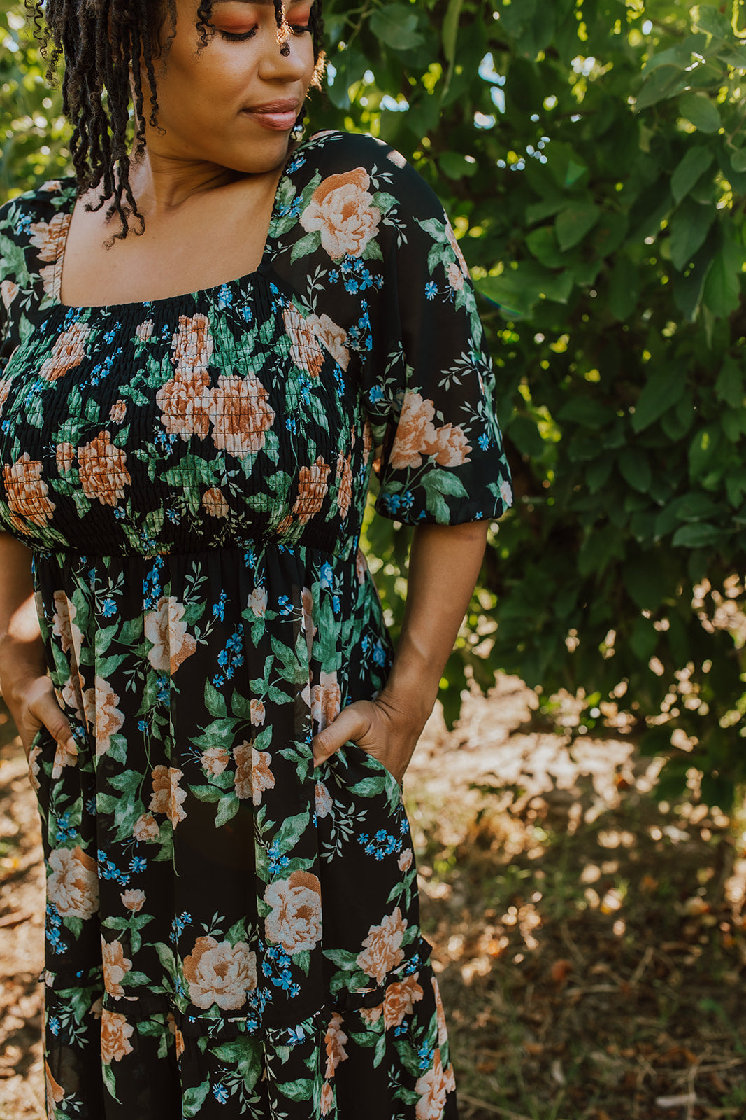 Fall dress extended sizing | PINK DESERT