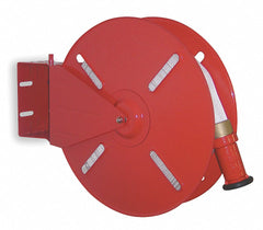 Moon American Steel Heavy Duty Fire Hose Reel, 50 ft Hose Capacity, For Hose Dia. 1 1/2 in - 1430-1