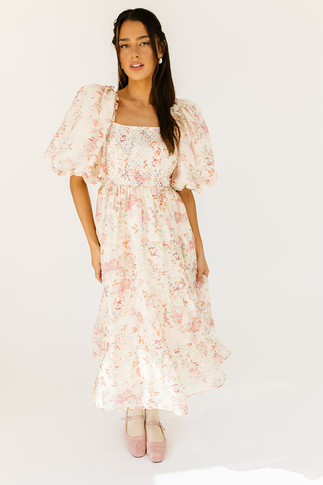 scout puff sleeve dress // spring floral *zoco exclusive*