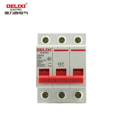 Delixi electrical isolation switch DZ47G-3P 20A
