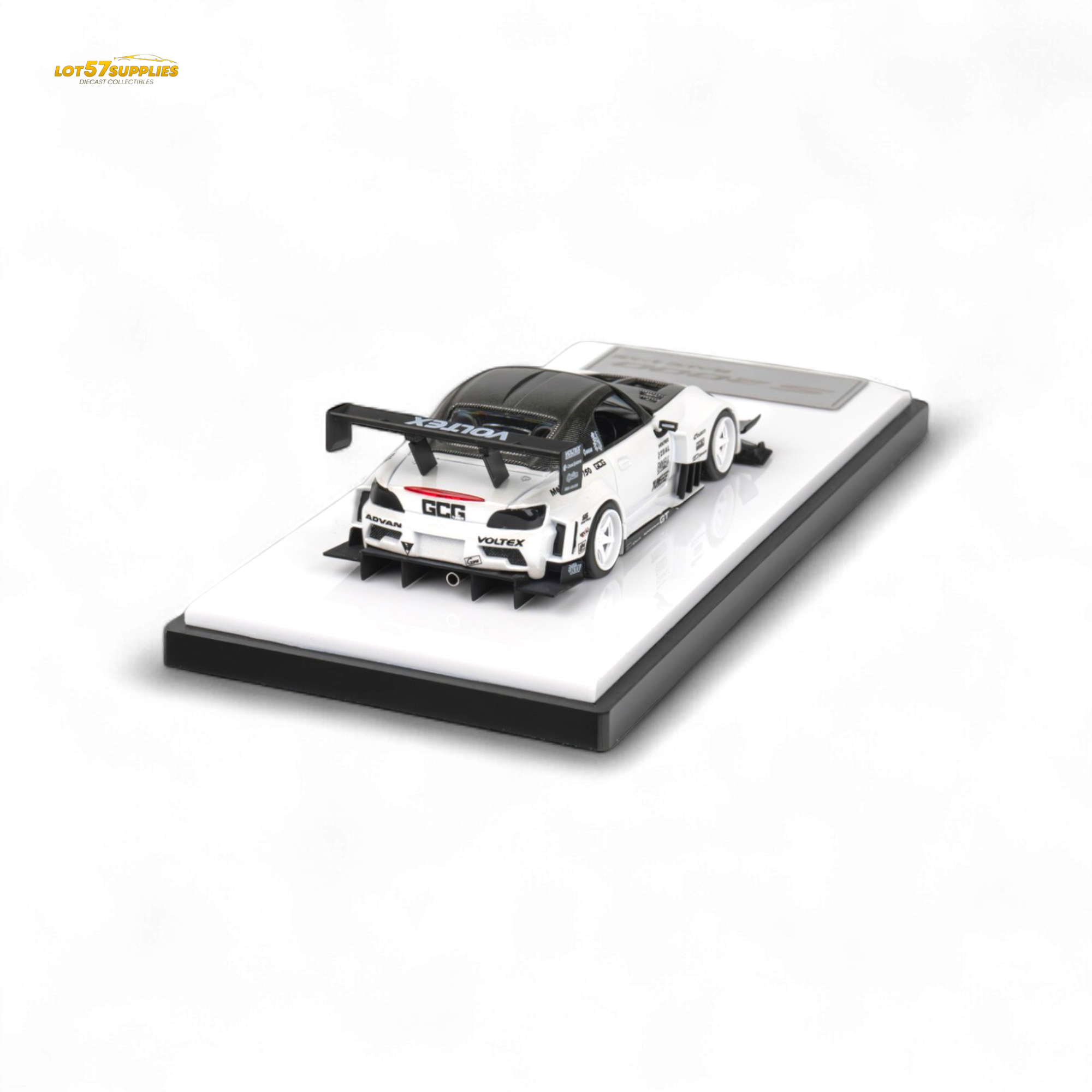 Microturbo Honda S2000 Metallic White 1:64 - Evergreen Kings