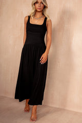 Shirley Black Textured Dress