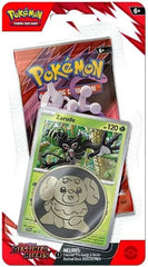 Pokemon TCG Trading Card Game Scarlet and Violet Destined Rival Single Pack Booster with Coin and Promo Card (Zarude)