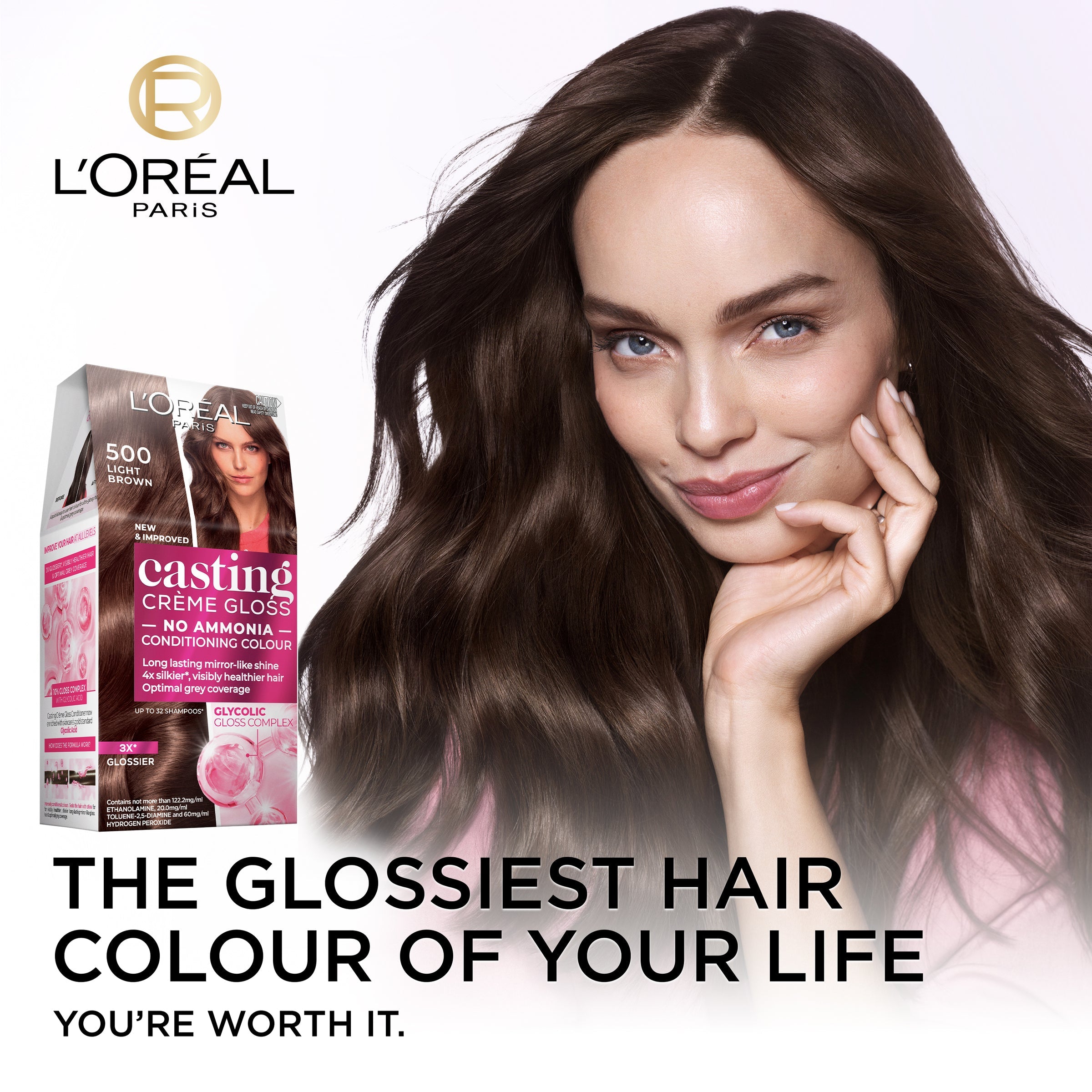L'Oreal Casting Crème Gloss 500 Medium Brown.