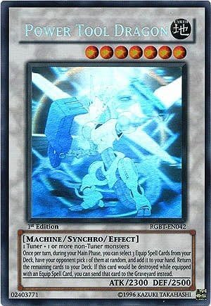 Yu-Gi-Oh! - Power Tool Dragon (RGBT-EN042) - Raging Battle - 1st Edition - Ghost Rare