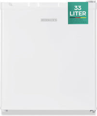 HEINRICHS Mini Gefrierschrank 33L klein kompakt leise:40dB Gefrierbox; wechselbarer Türanschlag; mini Tiefkühltruhe bis zu -18°C,Tiefkühlschrank,perfekt für Büro Camping Outdoor Heinrich´s (weiß)