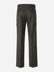 Outlet online Berwich Hombre Pantalones Cargo Lana color Verde Militar sku 521-003185 01 - Foto 3