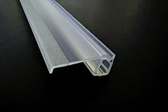 Schiebetürdichtung mit 25 mm Dächlein | 6, 8 mm Glas | Art.Nr. 5329