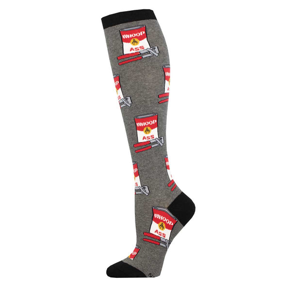 Can of Whoop Ass Knee Socks