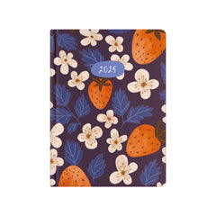 Pierre Belvedere 2025 Agenda - 7.5" W x 9.5" L - Strawberries - Bilingual