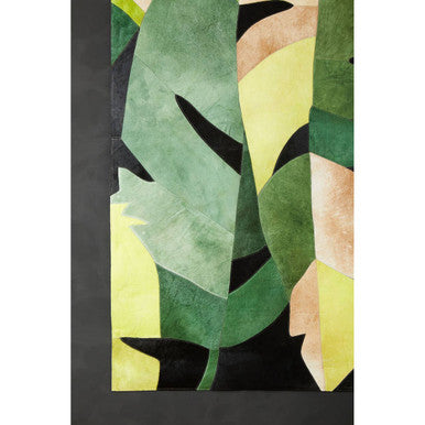 Bosie Safira Large Botanical Hair on Leather Rug - Image 5