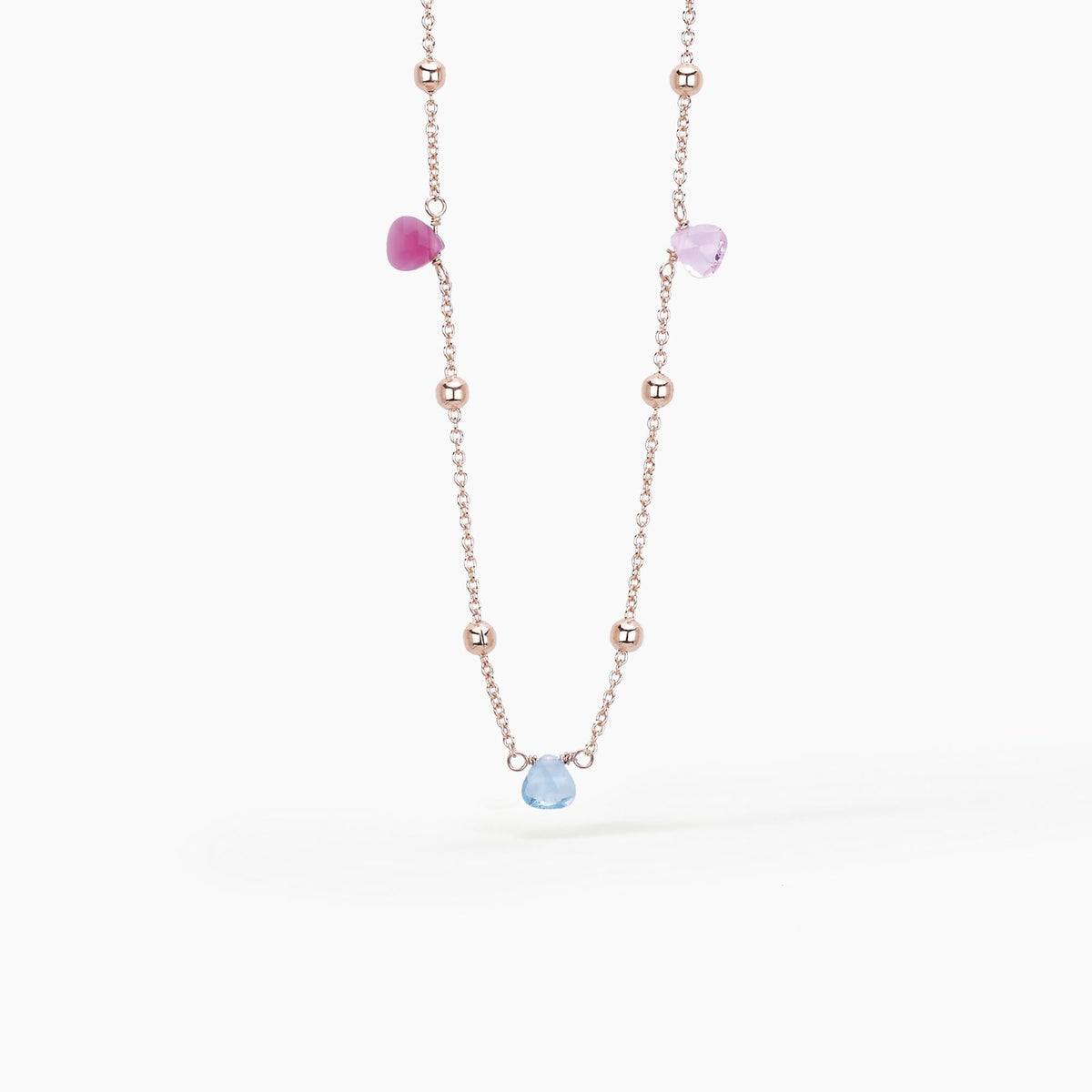 Collana in Argento Rosato Mabina Gioielli 553349