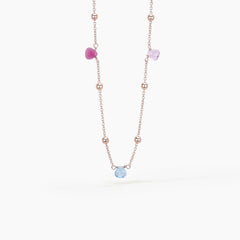 Collana in Argento Rosato Mabina Gioielli 553349