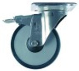 ruota girevole diametro  160mm fissaggio del piano 140x110mm