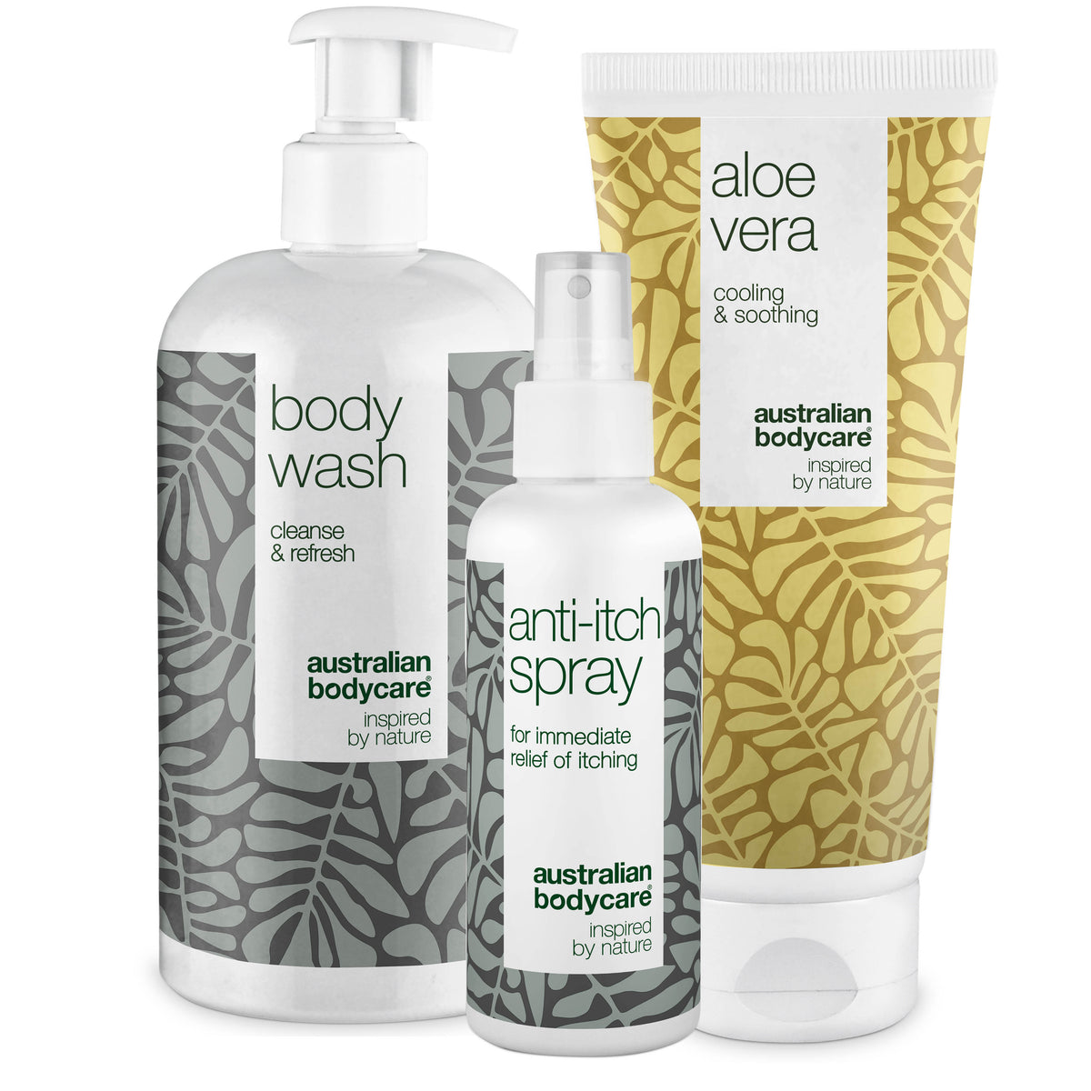 After Sun Paket für gerötete Haut und Sonnenbrand — 3 Produkte zur Pflege von Sonnenbrand, brennender Haut und bei Sonnenallergie