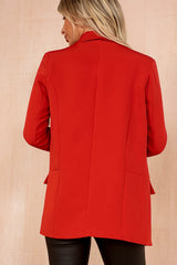Brielle Red Longline Blazer