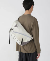 And Wander Ocean Rip Messenger Bag - Off-white