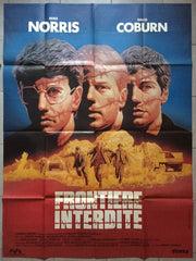 Affiche FRONTIERE INTERDITE Born American DAVID COBURN Mike Norris 120x160cm