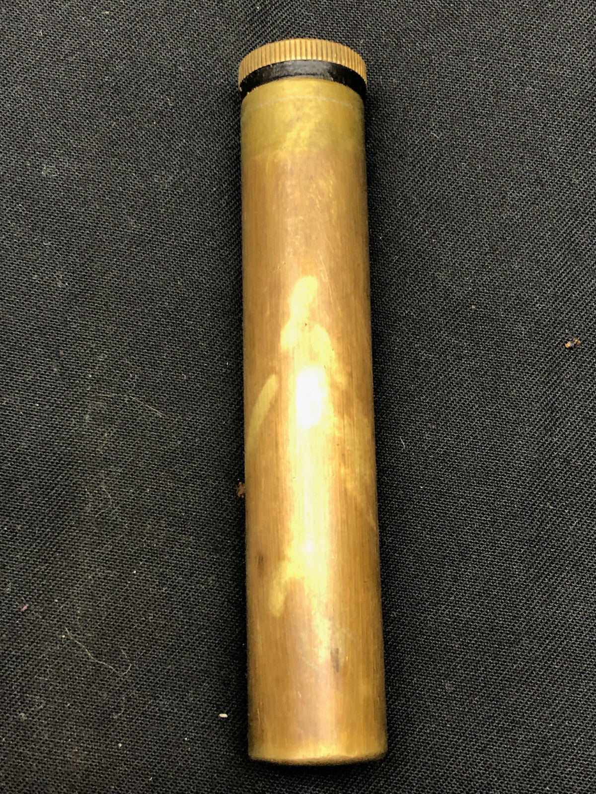 Original WW1 British Army Brass Oil Bottle - SMLE Lee Enfield - EFD Marked - The Militaria Shop