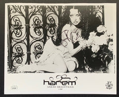 2003 Autographed Sarah Brightman Signed B&W Photo Celebrity Actor JSA Broadway