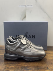 Hogan Interactive Pelle Argento Scuro   Casual Hogan Donna 37