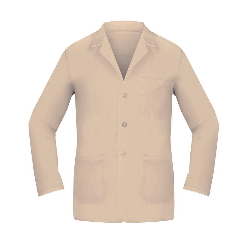 Wholesale COUNTER COAT, POLY, LNG SLVS W/OPEN CUFF, 3BUTTON, 3OTR PCKTS//1UPR LEFT/2LWR, TAN, 40 3 Dozen