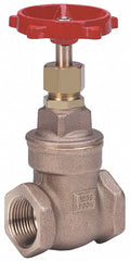Milwaukee Valve Gate Valve, Valve Class Class 125, Bronze, FNPT Connection Type, Pipe Size - Valves 1 1/4 in - 105 1-1/4"