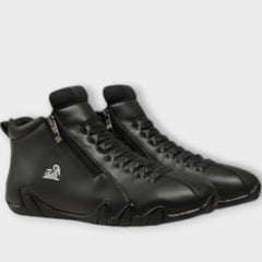 Sleek Minimalist Side-Zip Sneakers