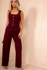 Jo Berry Tailored Straight Leg Trousers
