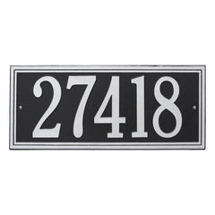 Double Line Estate Wall Address Plaque - One Line