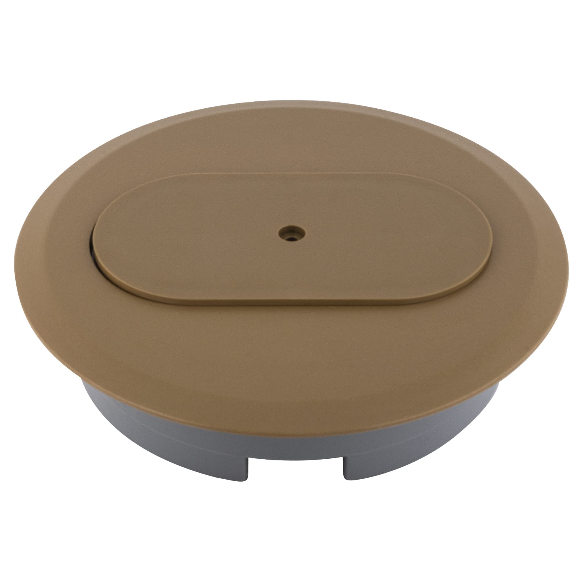 Carlon E97DSC Duplex Receptacle Flush Mount Carmel Cover