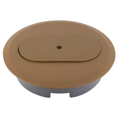 Carlon E97DSC Duplex Receptacle Flush Mount Carmel Cover