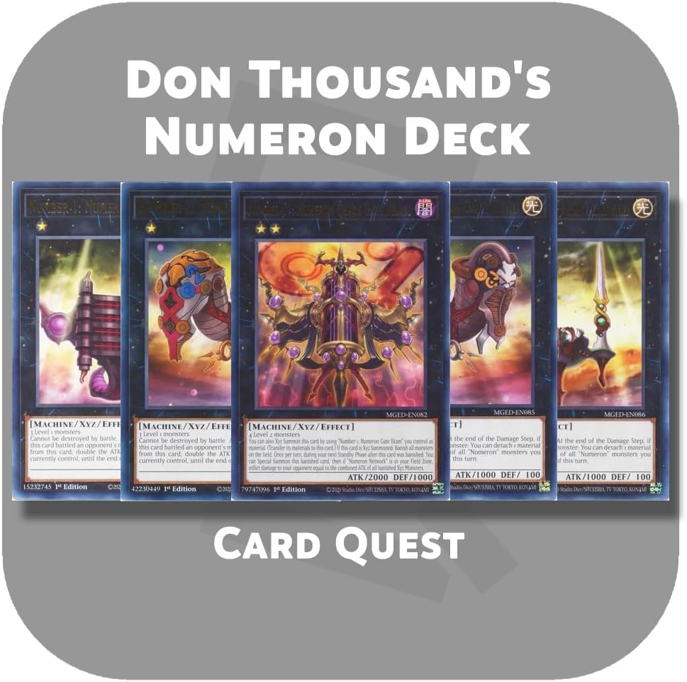 Complete Custom Deck for Yu-Gi-Oh! ZEXAL - Don Thousand's Numeron & Numerounius Xyz Deck