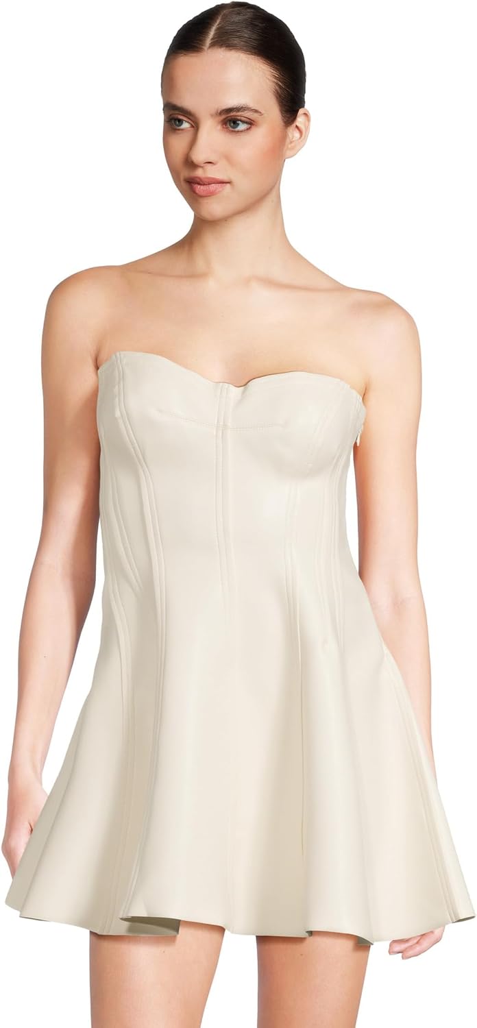 Norma Kamali Strapless Grace Mini Dress