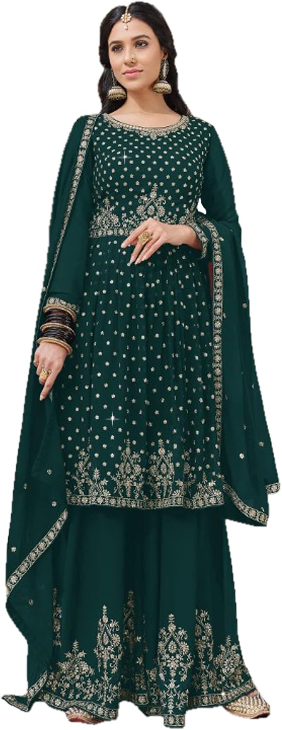 Designer Pakistani Indian Wedding Party Wear Salwar Kameez Pant Suits Indian Sewn Salwar Dress