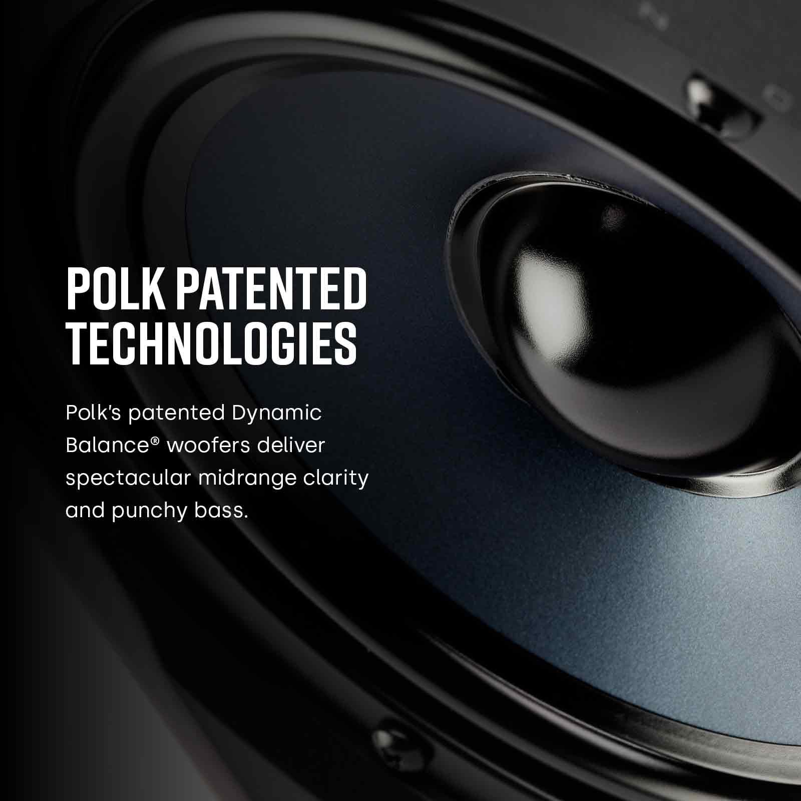 Altavoces de Pared Polk Audio Blanco 6.5 in 2 Vías