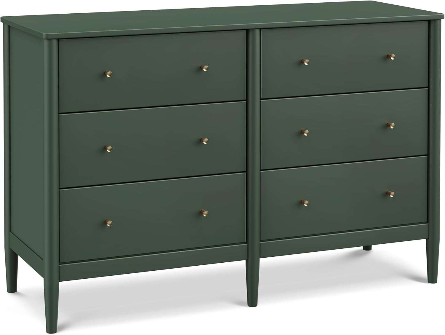 Davinci Frem 6-Drawer Dresser in Forest Green, GREENGUARD Gold Certified