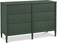 Davinci Frem 6-Drawer Dresser in Forest Green, GREENGUARD Gold Certified
