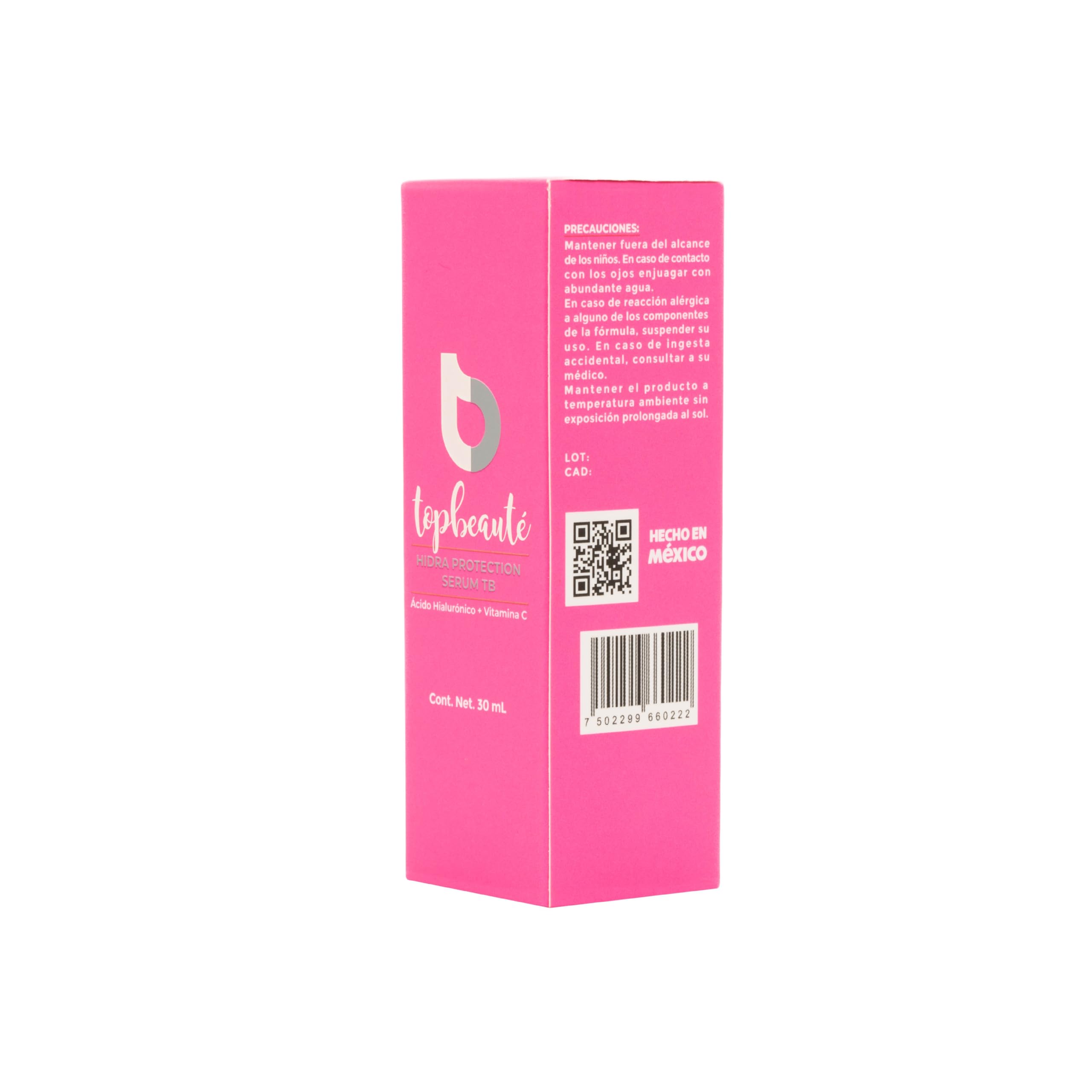 Sérum Facial Top Beauté Vitamina C y Ácido Hialurónico Hidratante Antioxidante